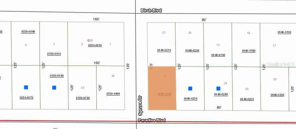 Lot 21 & Lot 22 Spruce Drive, GEORGETOWN, Florida image 3