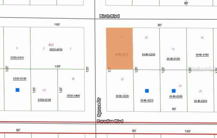 Lot 21 & Lot 22 Spruce Drive, GEORGETOWN, Florida image 2