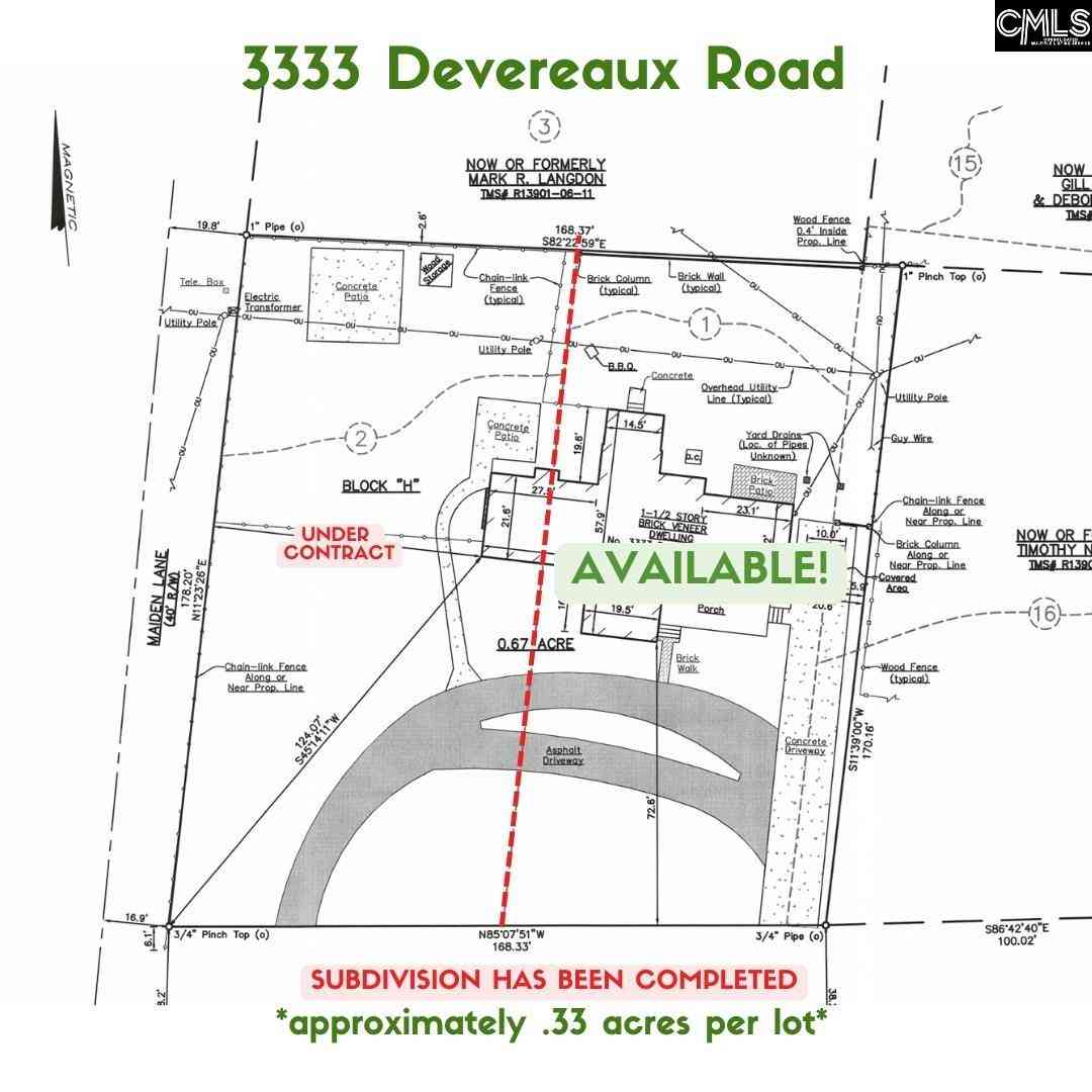 Homes For Sale - 3333 Devereaux Road<br/> Columbia, SC 29205
