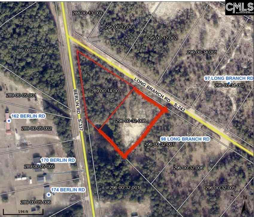 Vacant Land For Sale - Long Branch Road<br/> Aiken County, Salley, SC 29137