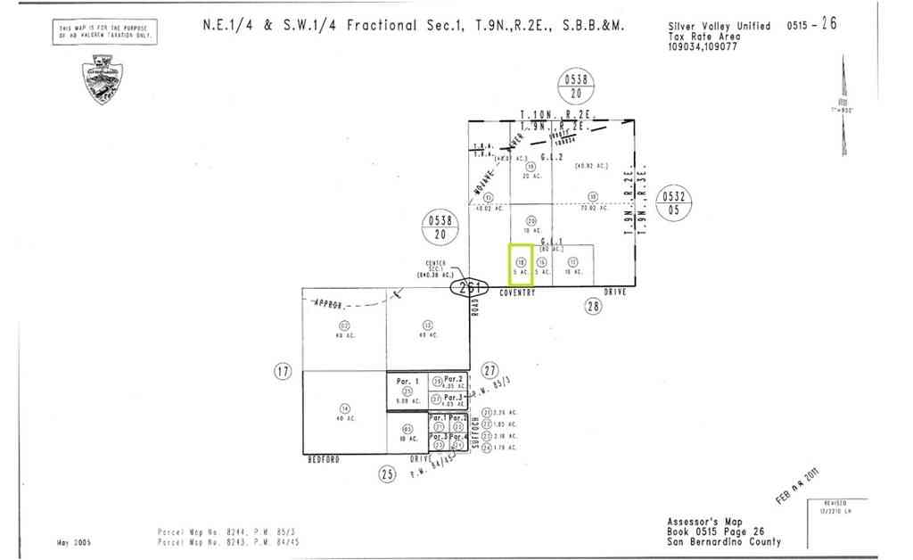 Vacant Land For Sale - 51526118 Kiloran Street<br/> Newberry Springs, CA 92365