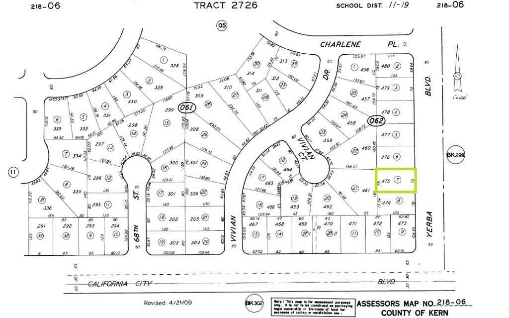 Vacant Land For Sale - 21806207 Yerba Boulevard<br/> California City, CA 93505
