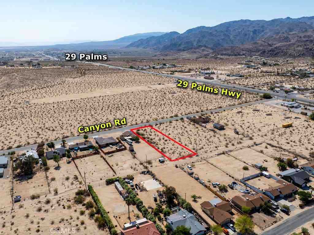 Vacant Land For Sale - 6378 Canyon Road<br/> 29 Palms, CA 92277