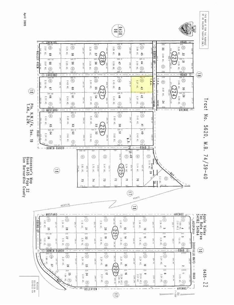 Vacant Land For Sale - Roundup Way<br/> Apple Valley, CA 92308