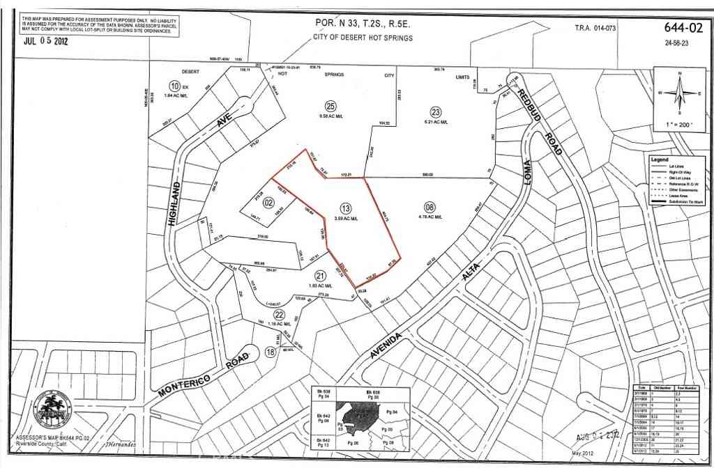 Vacant Land For Sale - Skyline Dr.<br/> Desert Hot Springs, CA 92282