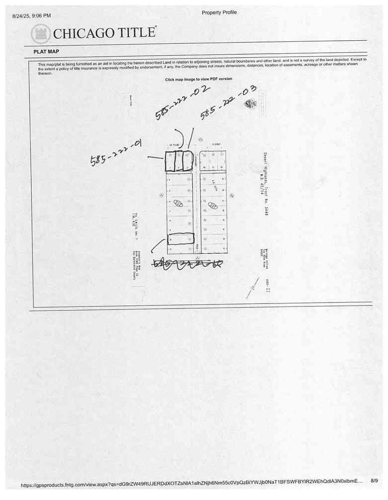Vacant Land For Sale - 29 Palms Highway<br/> Morongo Valley, CA 92256