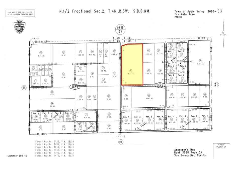 Vacant Land For Sale - 22915 Bear Valley<br/> Apple Valley, CA 92308