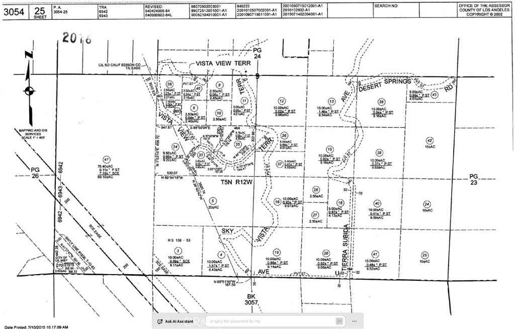 Vacant Land For Sale - Vac/vic Vista Terrace<br/> Palmdale, CA 93551