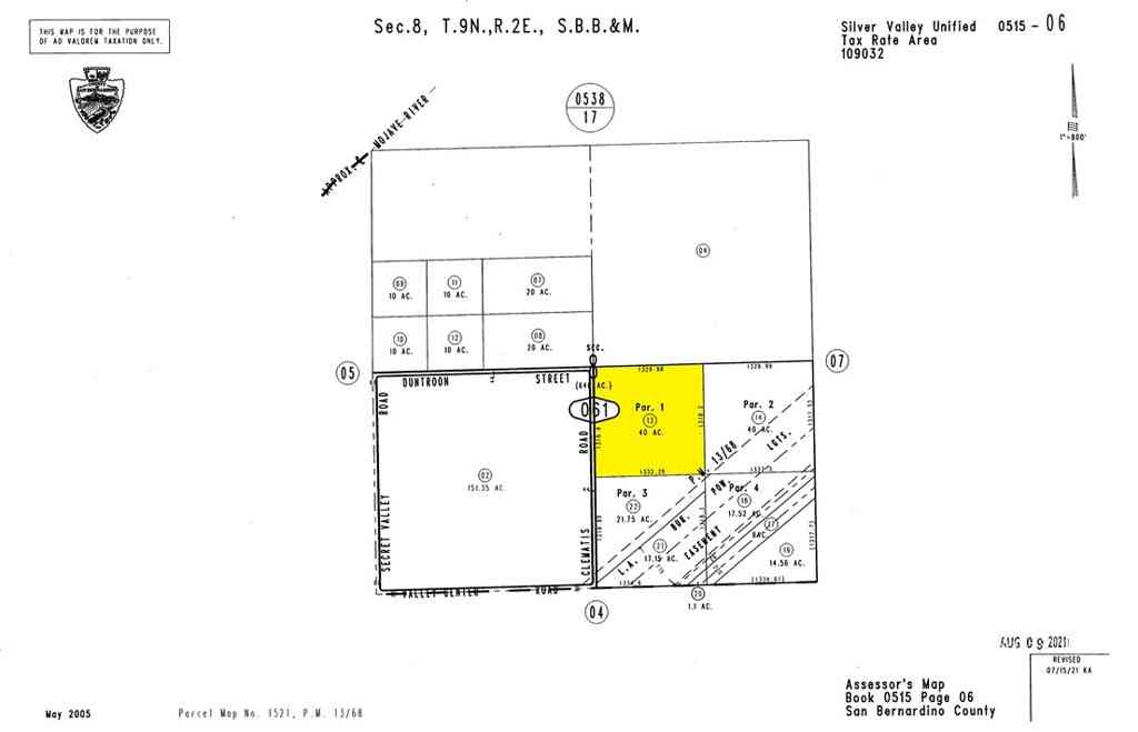 Vacant Land For Sale - Near Hidden Springs Road<br/> Newberry Springs, CA 92365