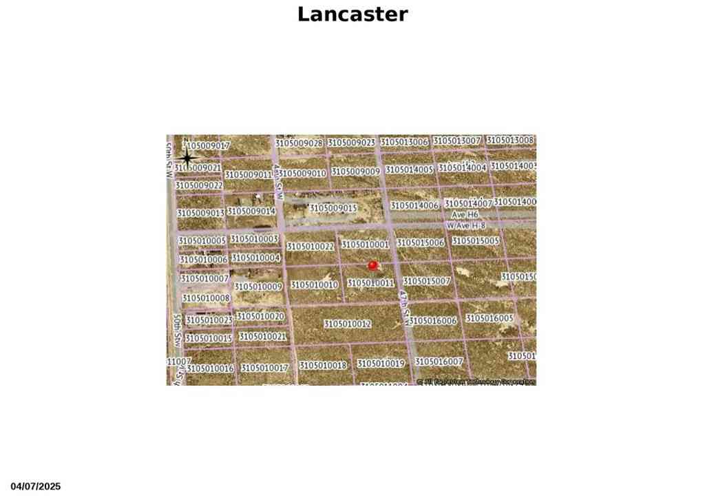 Vacant Land For Sale - 47 Stw/vic #h6 Avenue<br/> Lancaster, CA 93536
