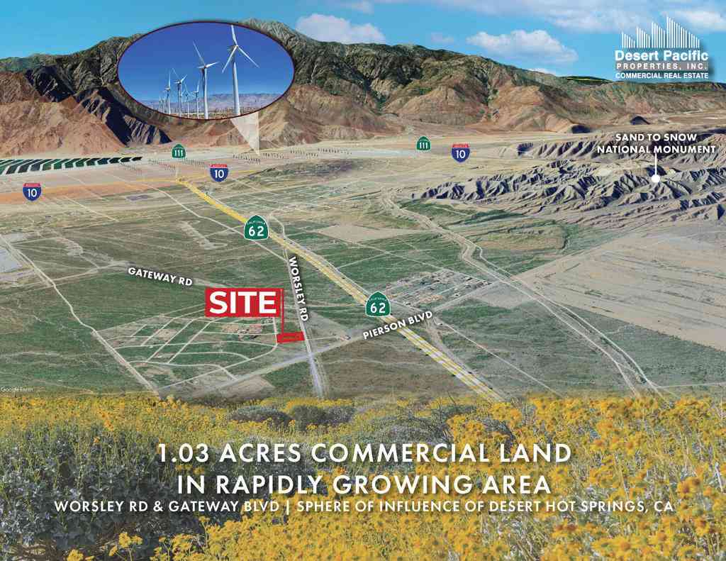 Vacant Land For Sale - Worsley Rd & Gateway Blvd<br/> Desert Hot Springs, CA 92240
