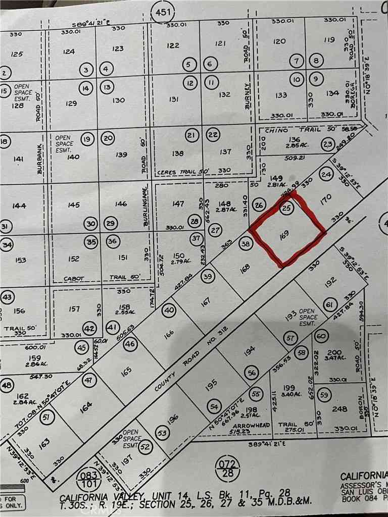 Vacant Land For Sale - 7 Mile Rd<br/> Santa Margarita, CA 93453