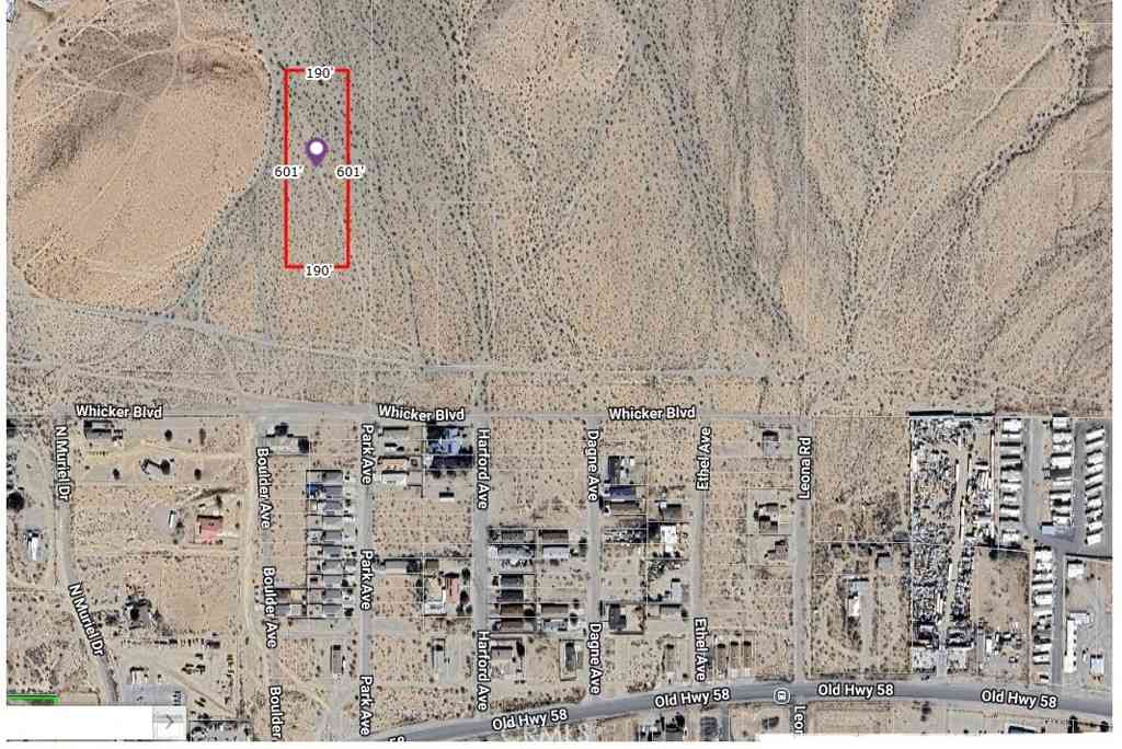 Vacant Land For Sale - Whicker Boulevard<br/> Barstow, CA 92331