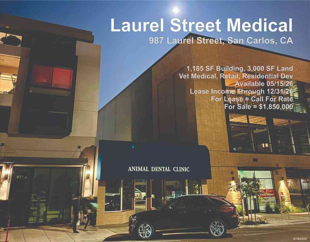 Multifamily For Sale - 987 Laurel Street<br/> San Carlos, CA 94070
