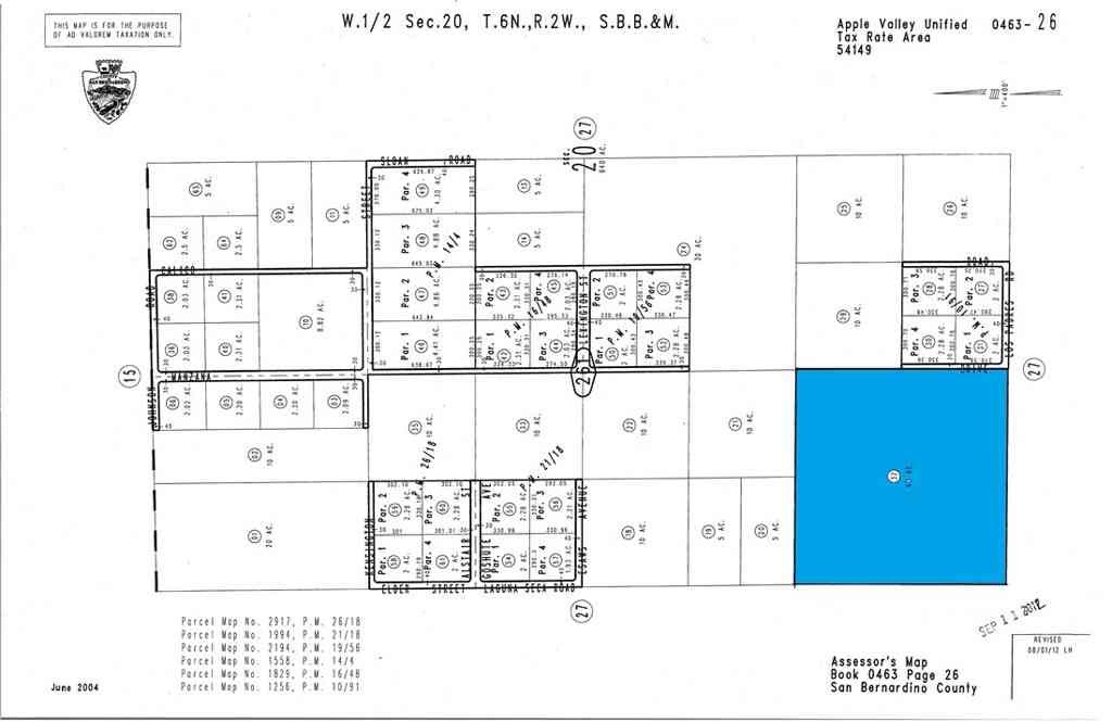 Vacant Land For Sale - Laguna Seca Rd #1<br/> Apple Valley, CA 92307