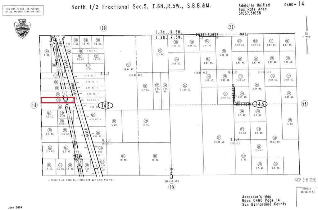 Vacant Land For Sale - Highway 395<br/> Adelanto, CA 92301