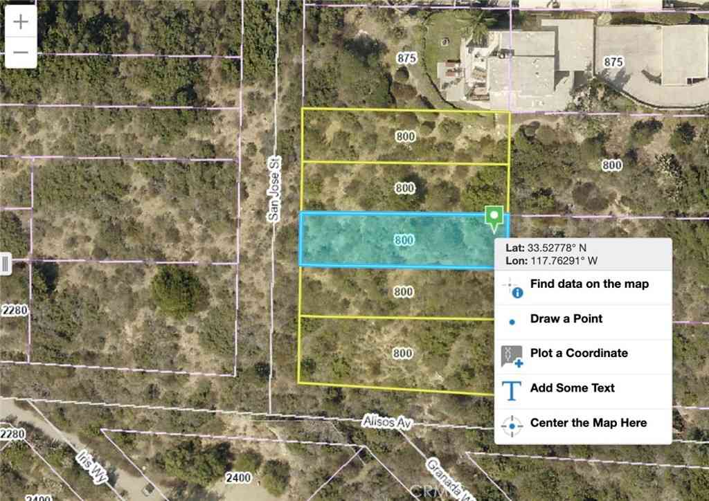 Vacant Land For Sale - 800 San Jose<br/> Laguna Beach, CA 92651