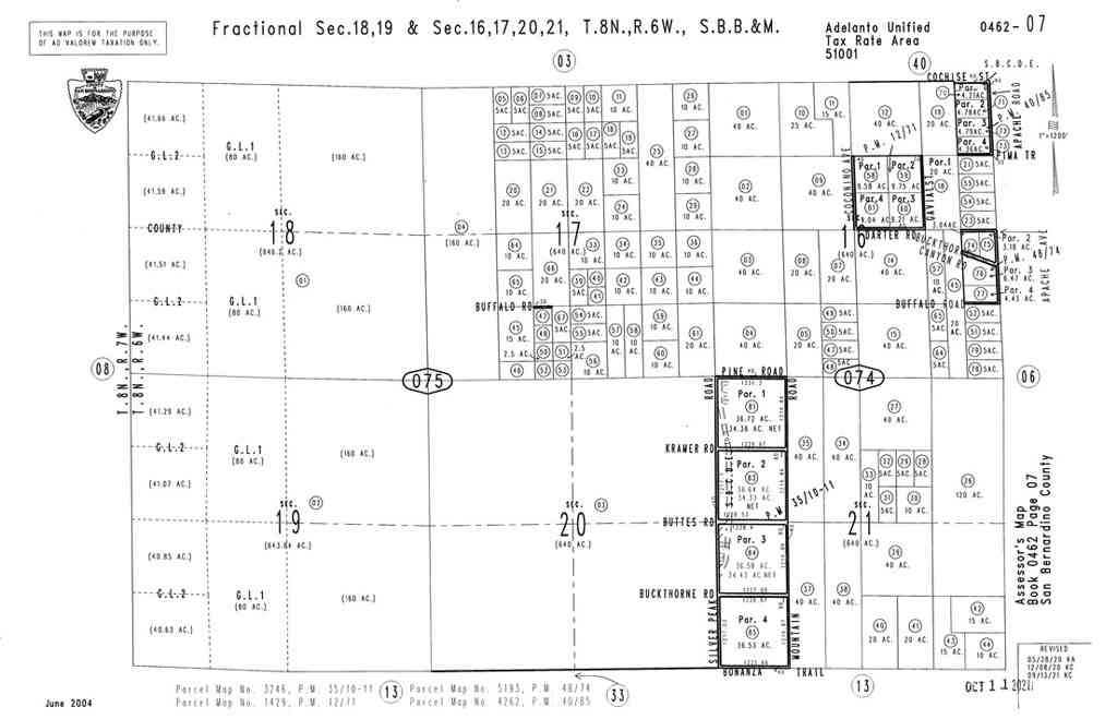 Vacant Land For Sale - Kramer Rd<br/> Adelanto, CA 90064