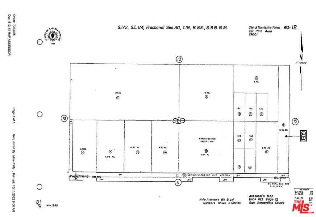 Vacant Land For Sale - 29 Palms Highway<br/> Twentynine Palms, CA 92277