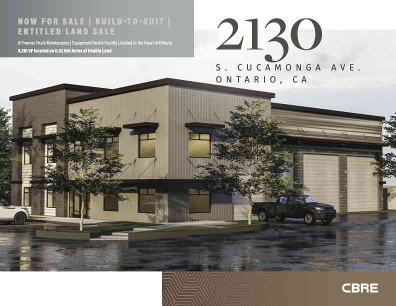 Vacant Land For Sale - 2310 Cucamonga<br/> Ontario, CA 91761