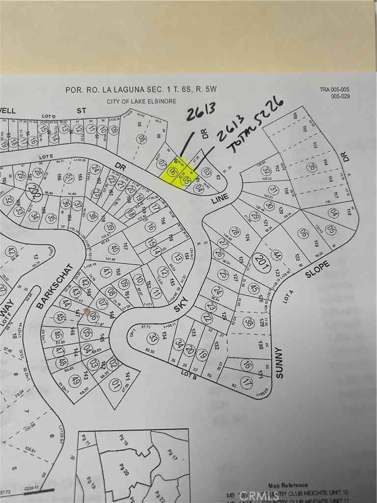 Vacant Land For Sale - Barkschat Dr<br/> Lake Elsinore, CA 92530