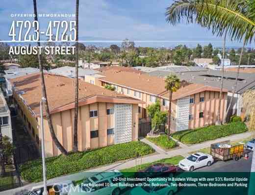 Condo For Sale - 4725 August<br/> Los Angeles, CA 90008