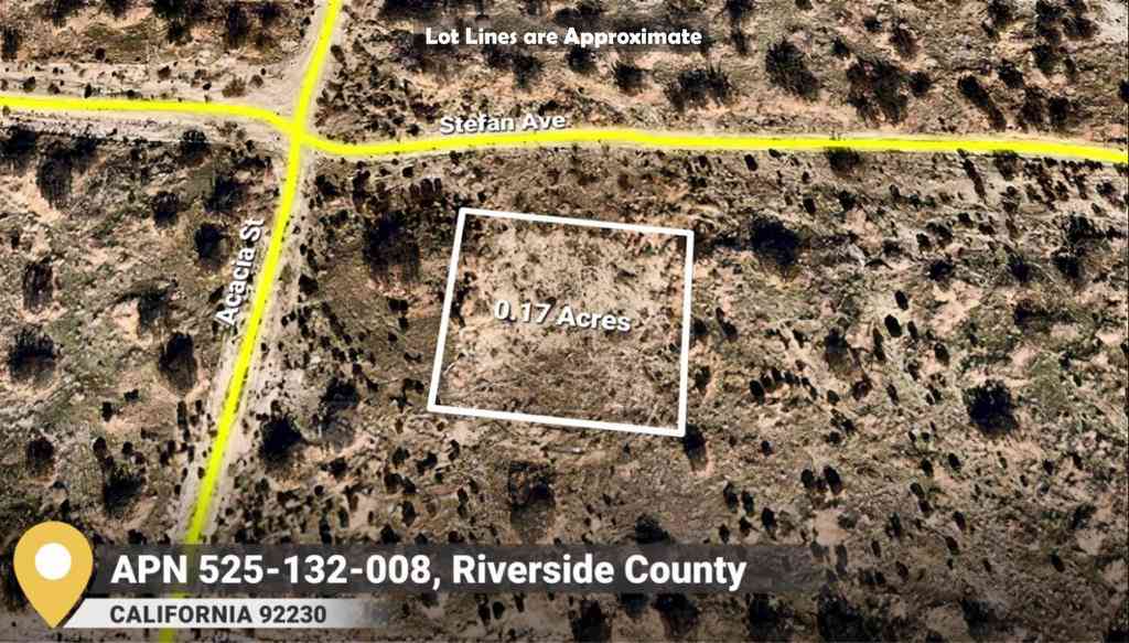 Vacant Land For Sale - 8 Stefan Avenue<br/> Cabazon, CA 92230