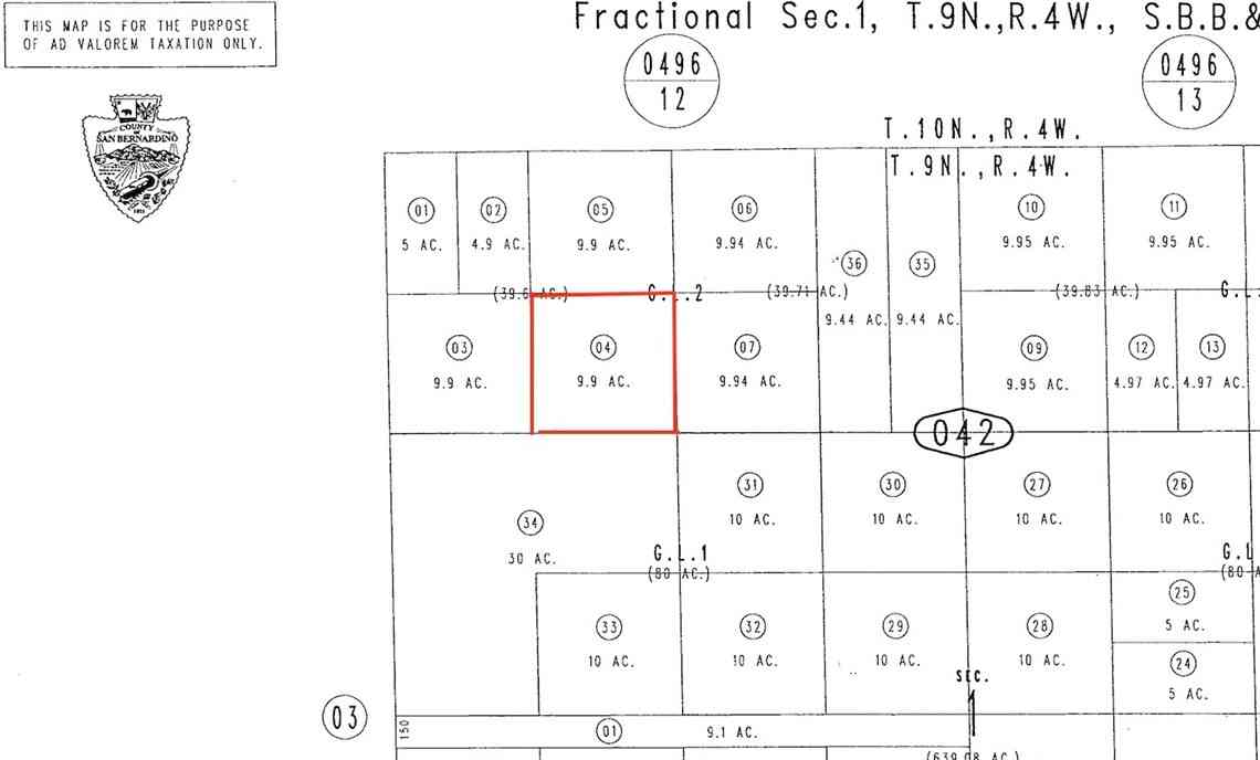 Vacant Land For Sale - South Of Cook Rd<br/> Barstow, CA 92347