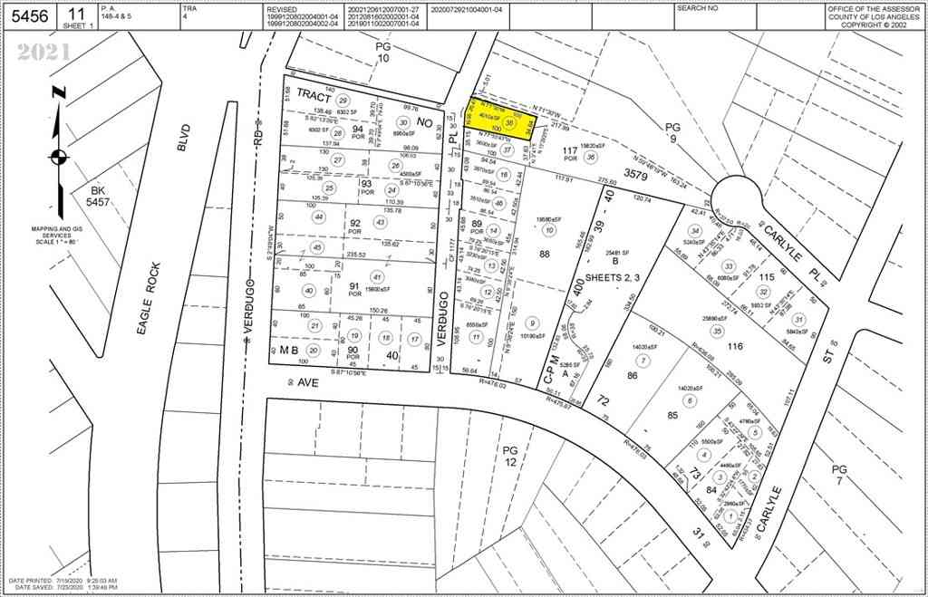 Vacant Land For Sale - Verdugo Place<br/> Los Angeles, CA 90065