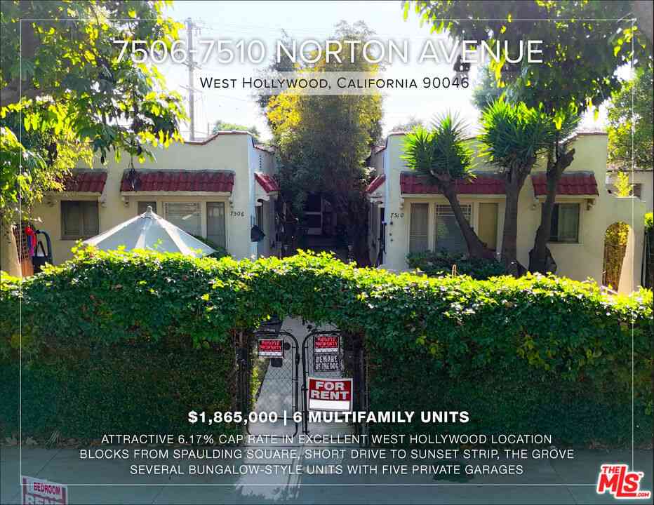 Condo For Sale - 7506 Norton Avenue #7510<br/> West Hollywood, CA 90046