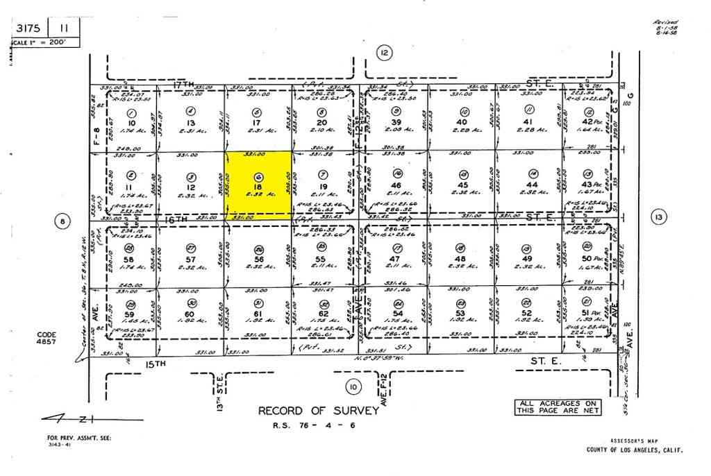 Vacant Land For Sale - 16 E Avenue F-12 Street<br/> Lancaster, CA 93535