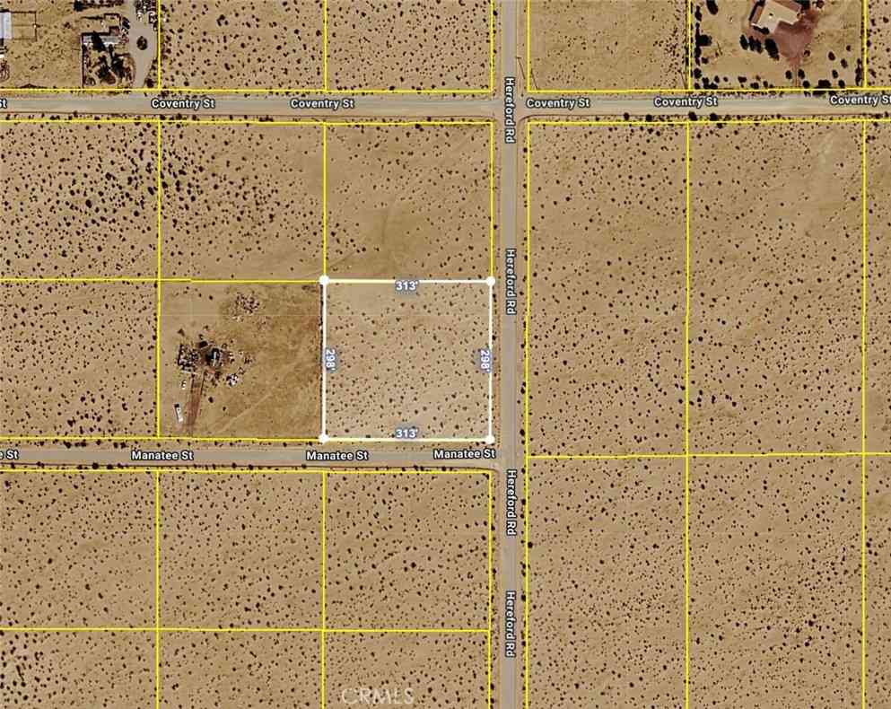 Vacant Land For Sale - Corner Of Manatee St/hereford Rd<br/> Newberry Springs, CA 92365