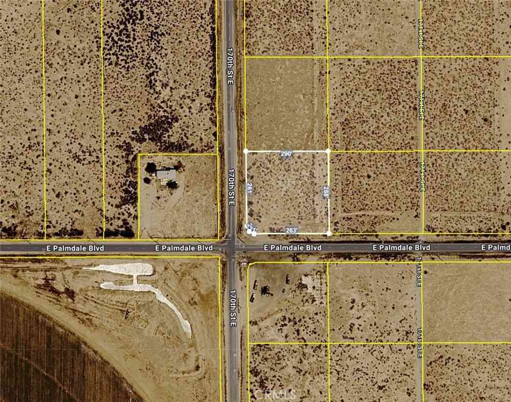 Vacant Land For Sale - N/e Corner Of Palmdale Blvd/170th St E<br/> Palmdale, CA 93591