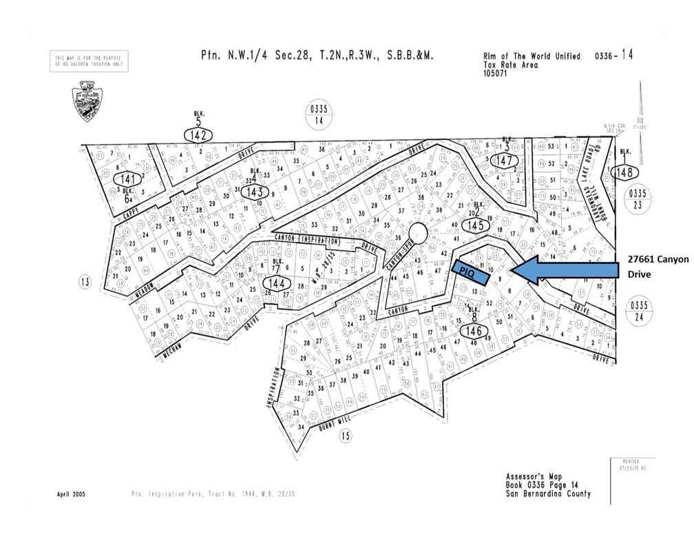 Vacant Land For Sale - Canyon Drive<br/> Crest Park, CA 92352