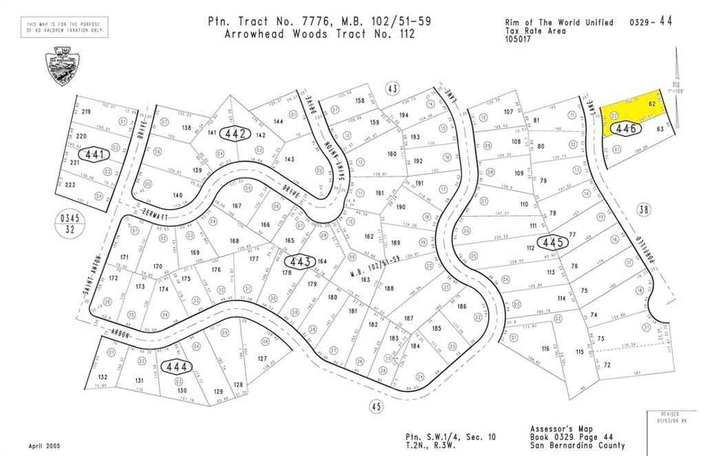 Vacant Land For Sale - Portillo Lane<br/> Lake Arrowhead, CA 92352