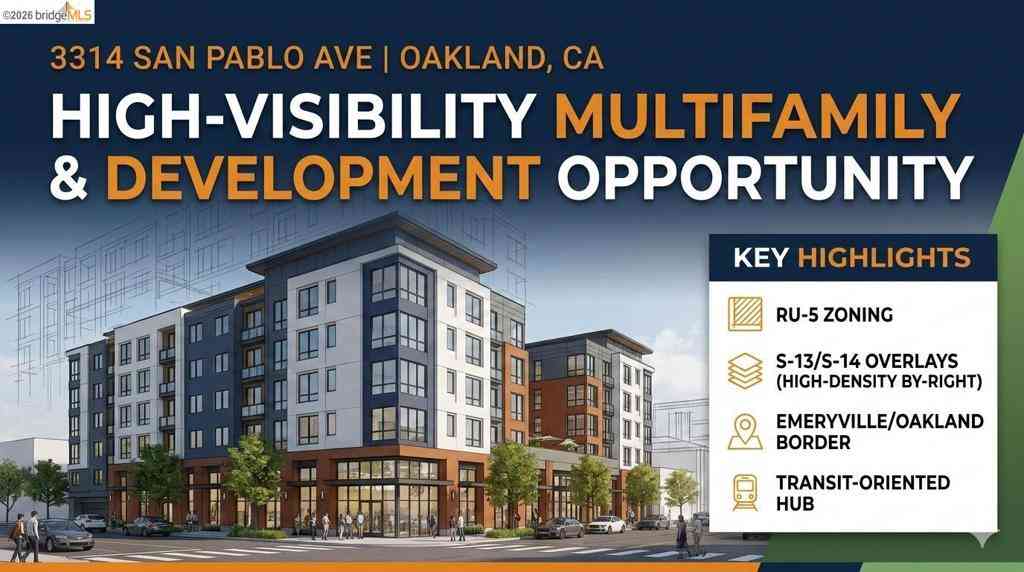 Vacant Land For Sale - 3314 San Pablo Ave<br/> Oakland, CA 94608