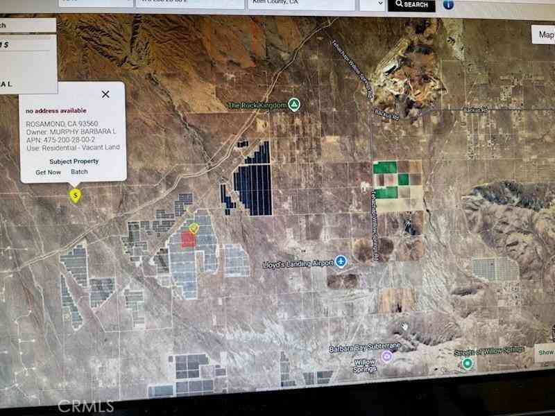 Vacant Land For Sale - W 150th Street<br/> Rosamond, CA 93560