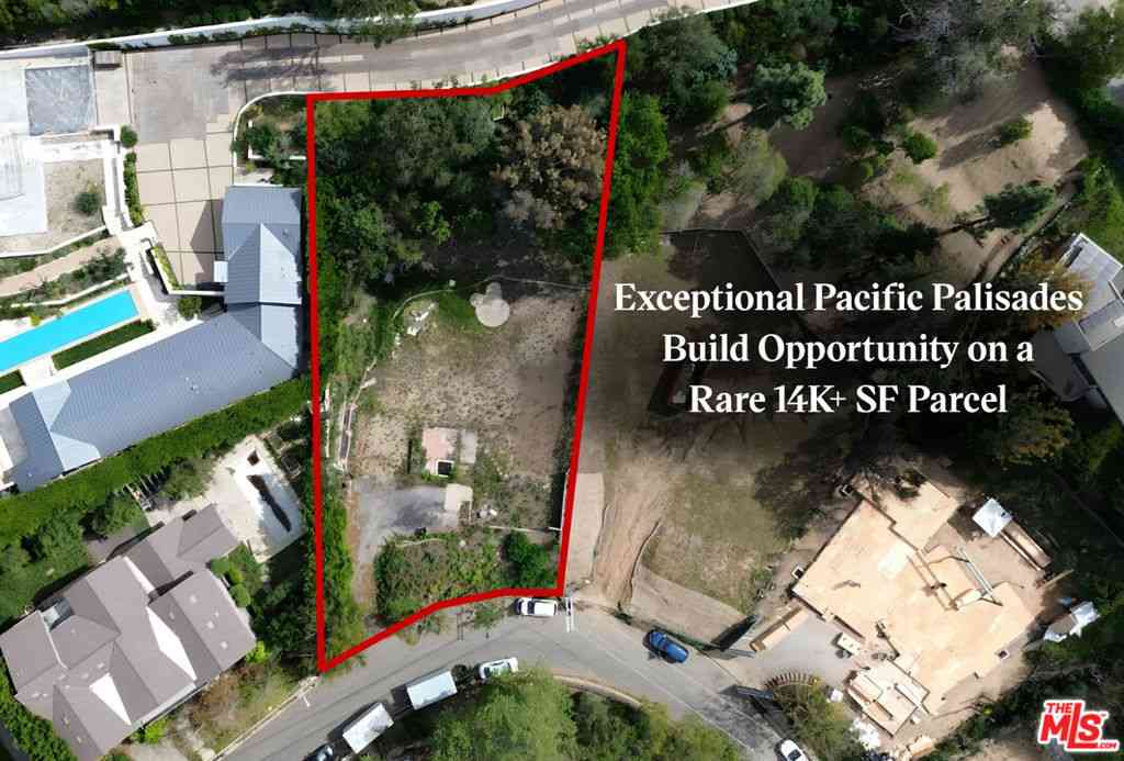 Vacant Land For Sale - 1022 Maroney Lane<br/> Pacific Palisades, CA 90272