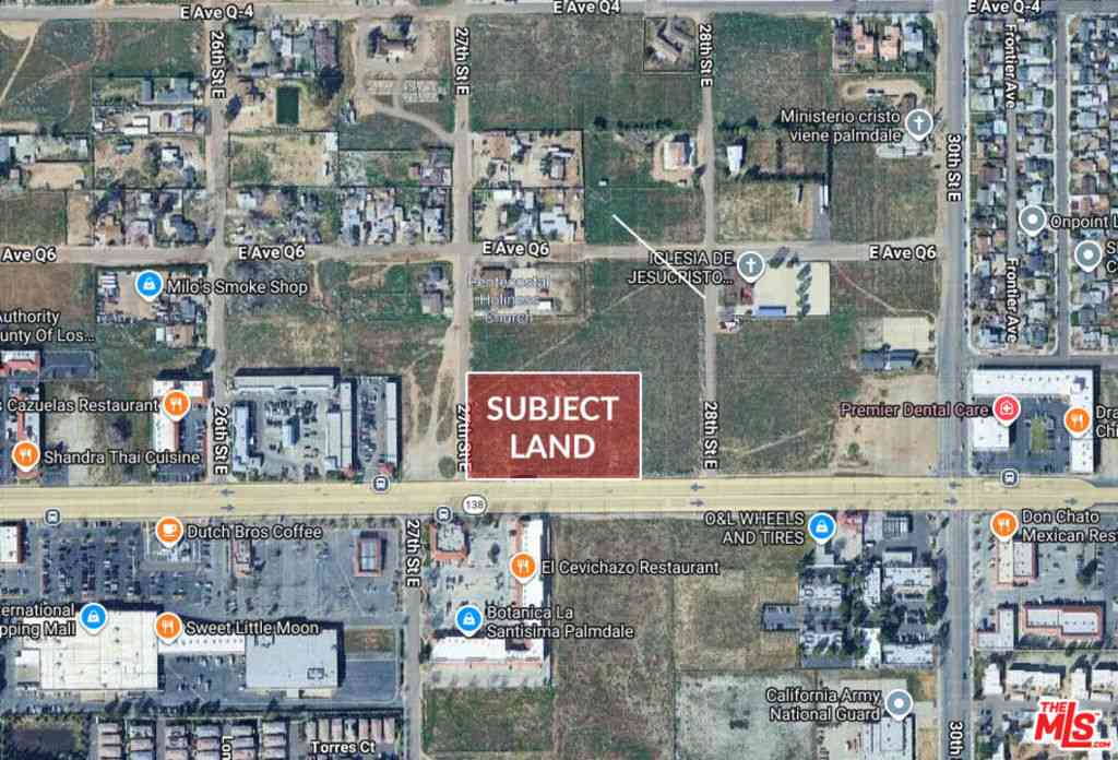 Vacant Land For Sale - 2700 VAC E Palmdale Boulevard<br/> Palmdale, CA 93550