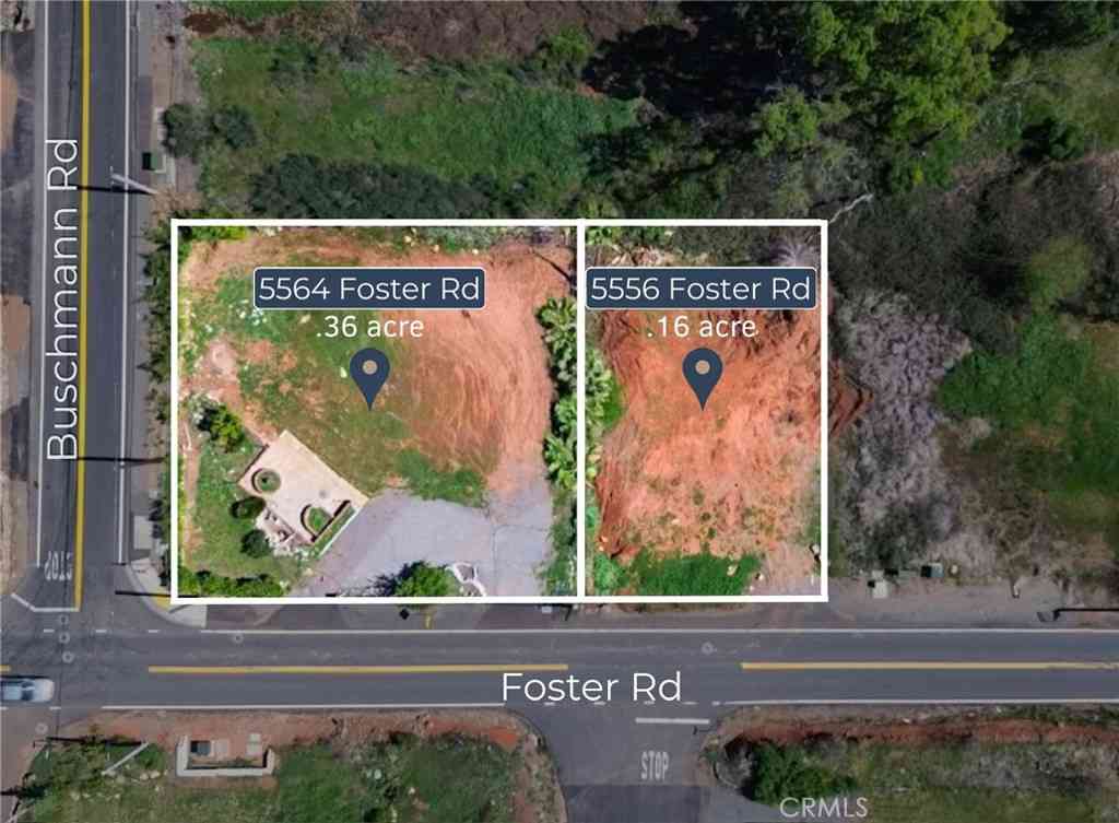 Vacant Land For Sale - 5564 & 5556 Foster Road<br/> Paradise, CA 95969