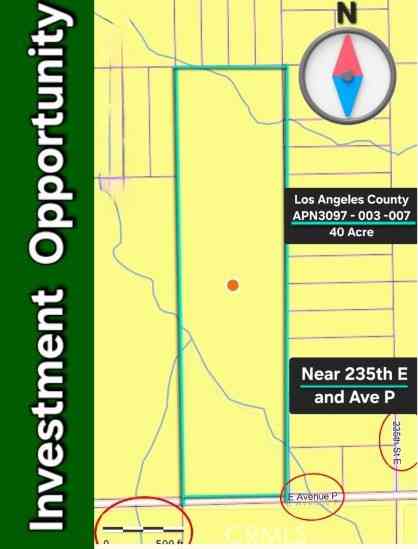 Vacant Land For Sale - 236 Ave P + Near 240th St E.<br/> Llano, CA 93591