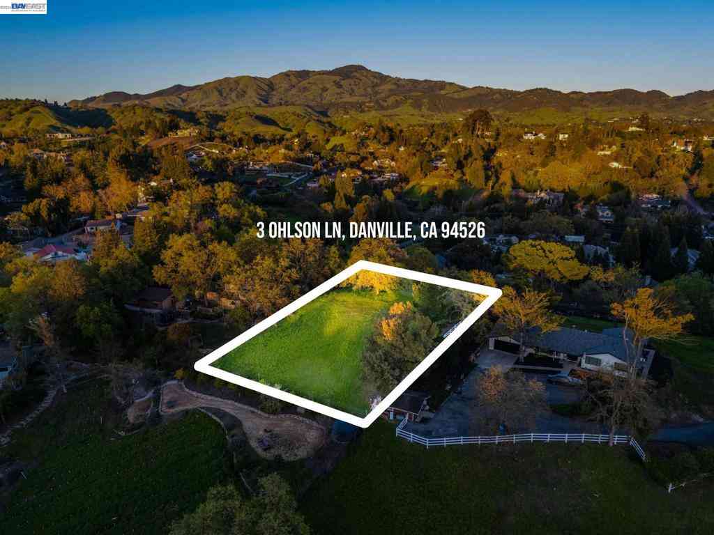 Vacant Land For Sale - 3 Ohlson Ln<br/> Danville, CA 94526