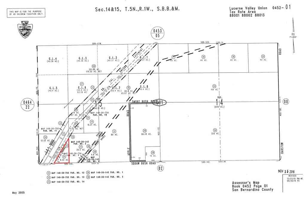 Vacant Land For Sale - 31450 Big Horn Road<br/> Lucerne Valley, CA 92356