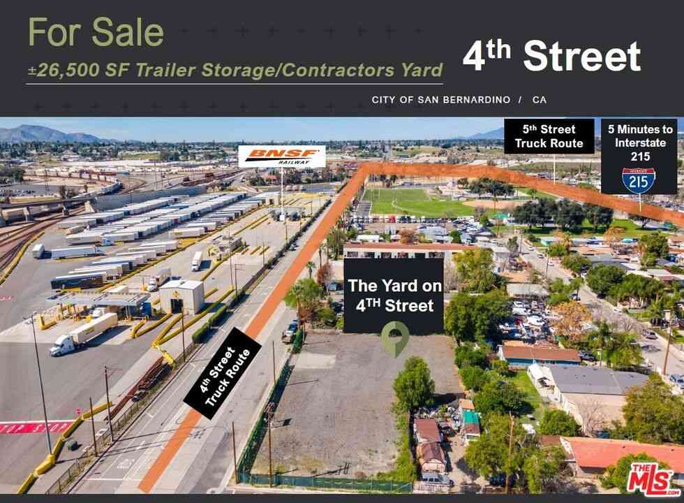 Vacant Land For Sale - 1527 W 4th Street<br/> San Bernardino, CA 92411