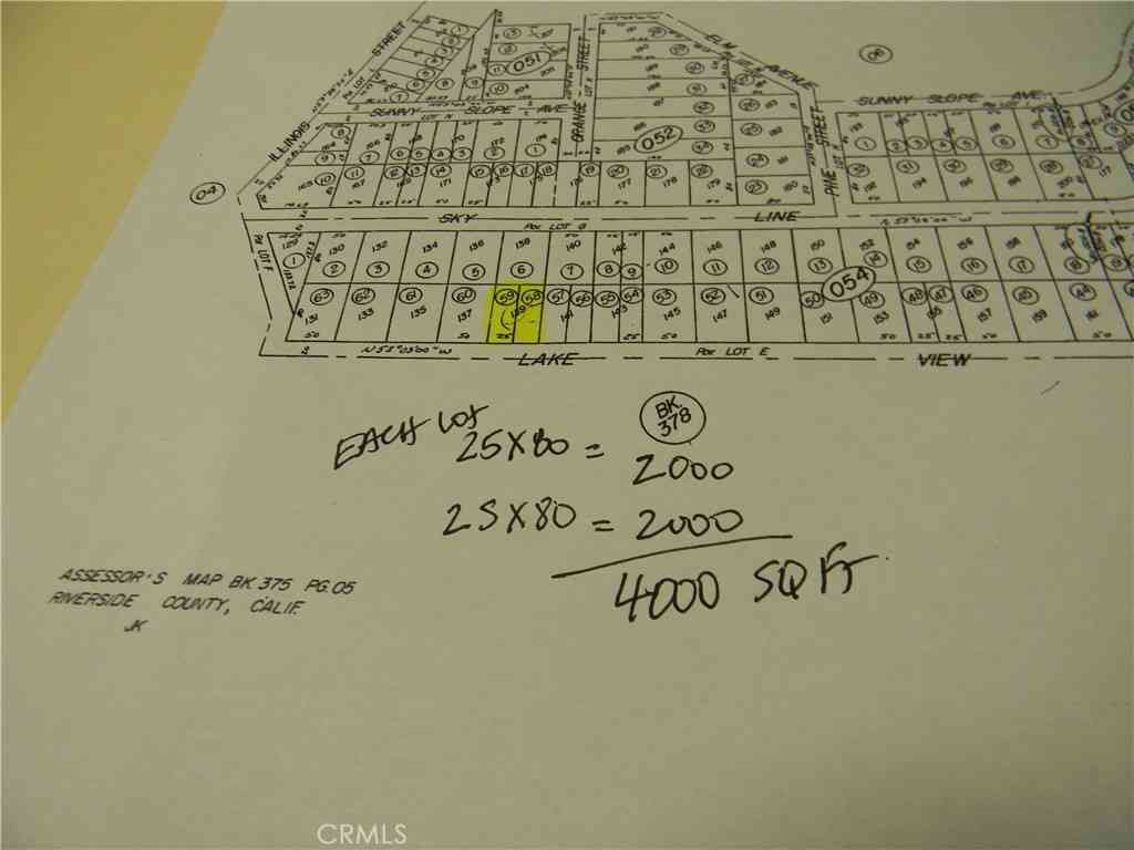 Vacant Land For Sale - Lake View Ave<br/> Lake Elsinore, CA 92530