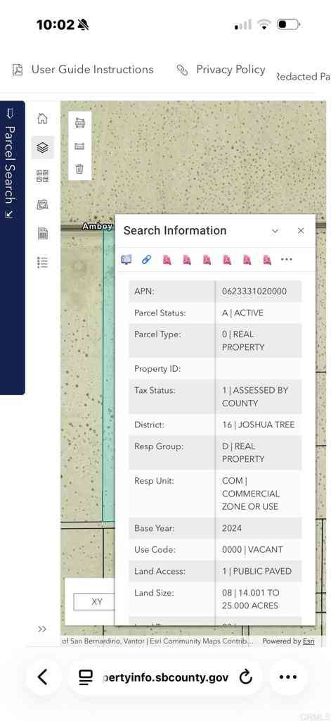 Vacant Land For Sale - Amboy Road<br/> San Bernardino County, 29 Palms, CA 92277