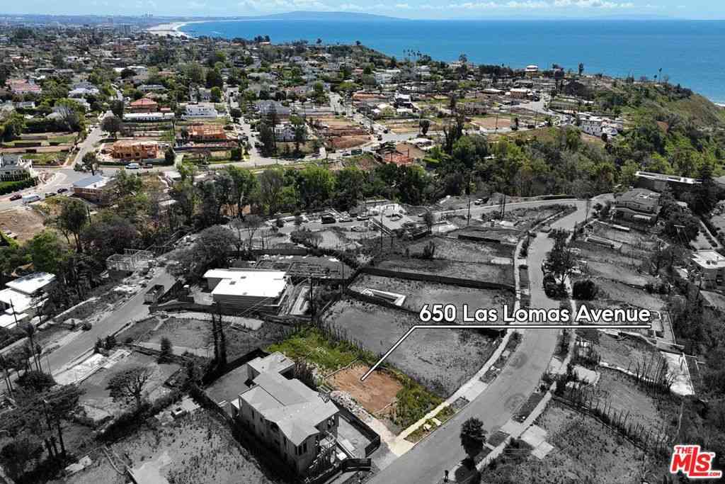 Vacant Land For Sale - 650 Las Lomas Avenue<br/> Los Angeles County, Pacific Palisades, CA 90272