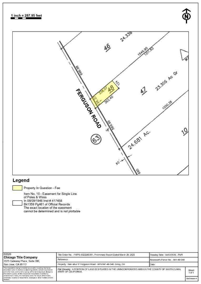 Vacant Land For Sale - Ferguson Road<br/> Santa Clara County, Gilroy, CA 95020