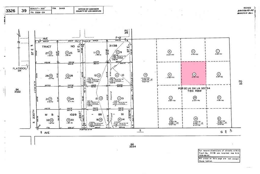 Vacant Land For Sale - 216th East Avenue H<br/> Los Angeles County, Hi Vista, CA 93535
