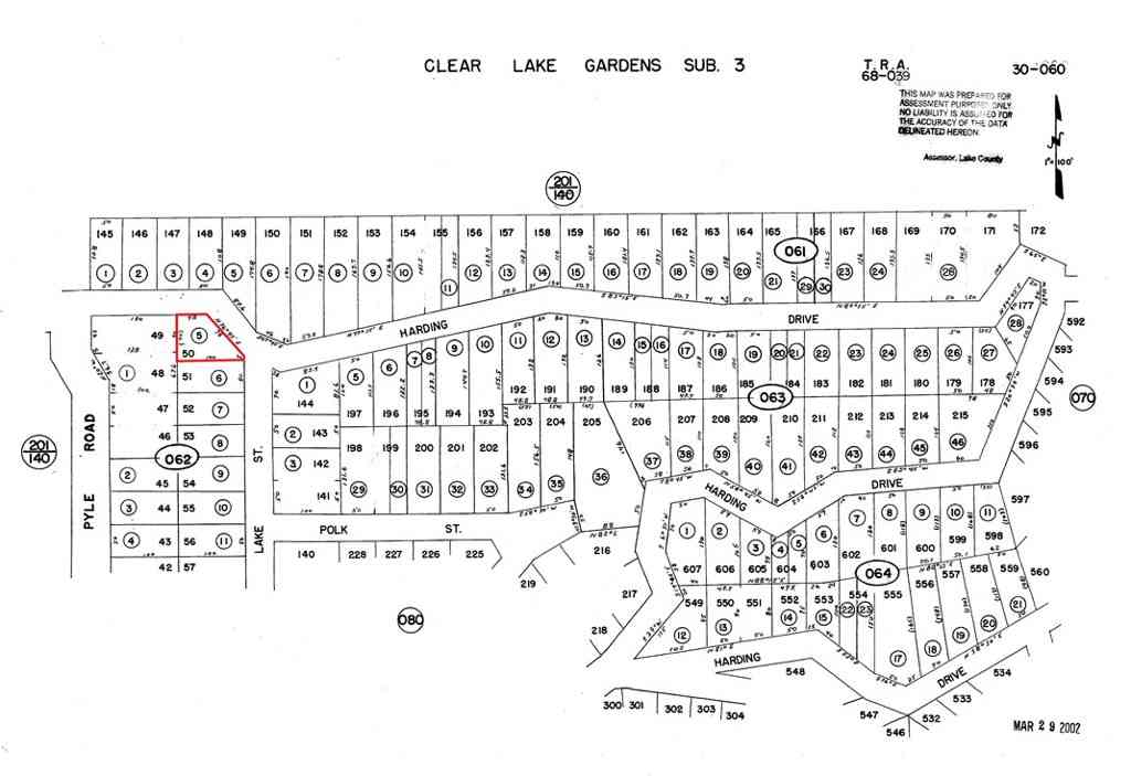 Vacant Land For Sale - 2257 Harding Drive<br/> Nice, CA 95464